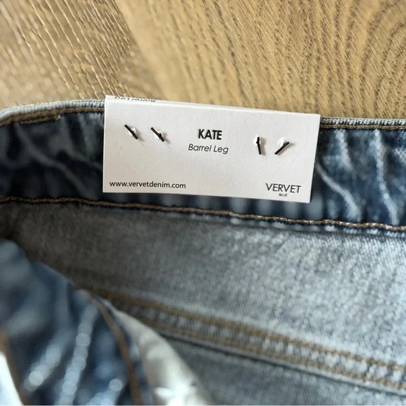 Vervet Blue Women's Kate Barrel Fit Jeans - Light Blue - Picture 11 of 16